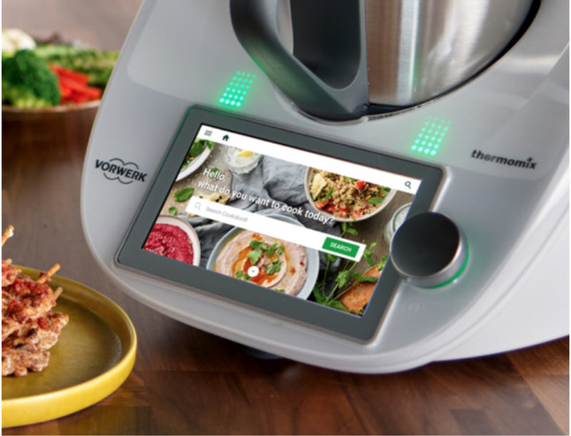 Vorwerk Thermomix TM6 - side view showing build quality and touchscreen