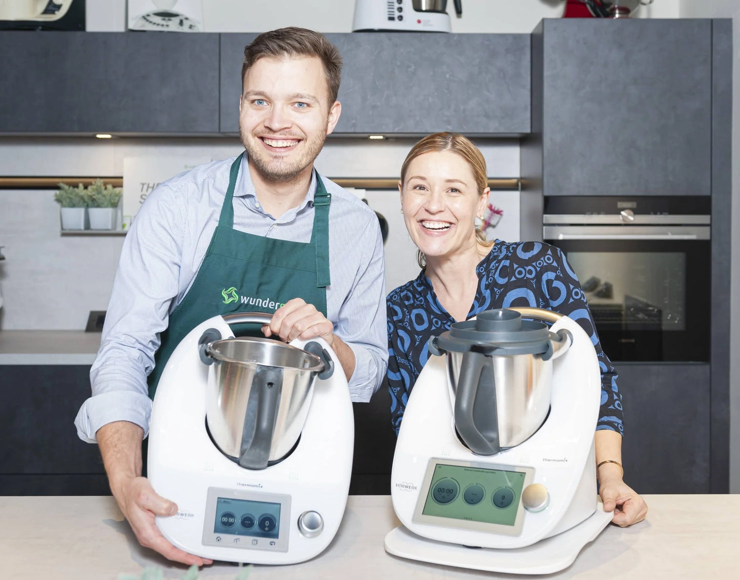 Vorwerk Thermomix TM6 model range showing available colour options